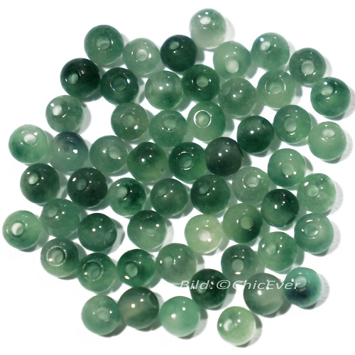 200x Mini Jade Kugel Ã˜5mm Schmuck DIY Zubehör - zum Schließen ins Bild klicken